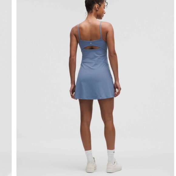 Lululemon Align Cami Strap Dress Washed Denim Size 6 - Picture 3 of 9